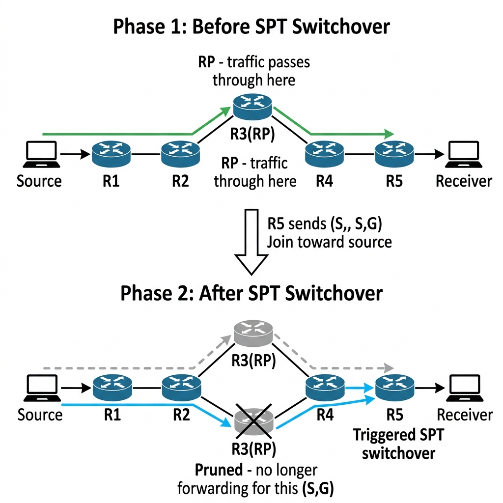 SPT Switchover