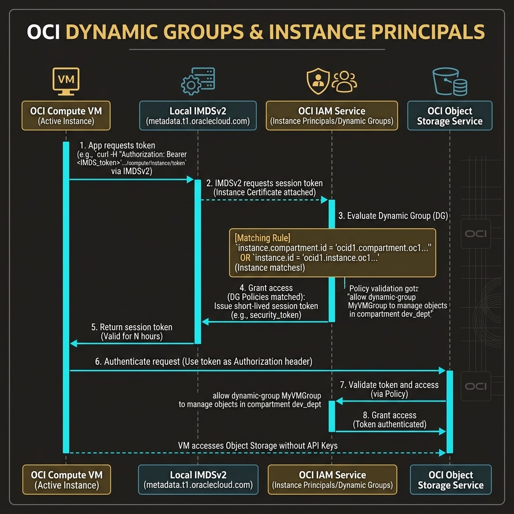OCI Dynamic Groups Diagram