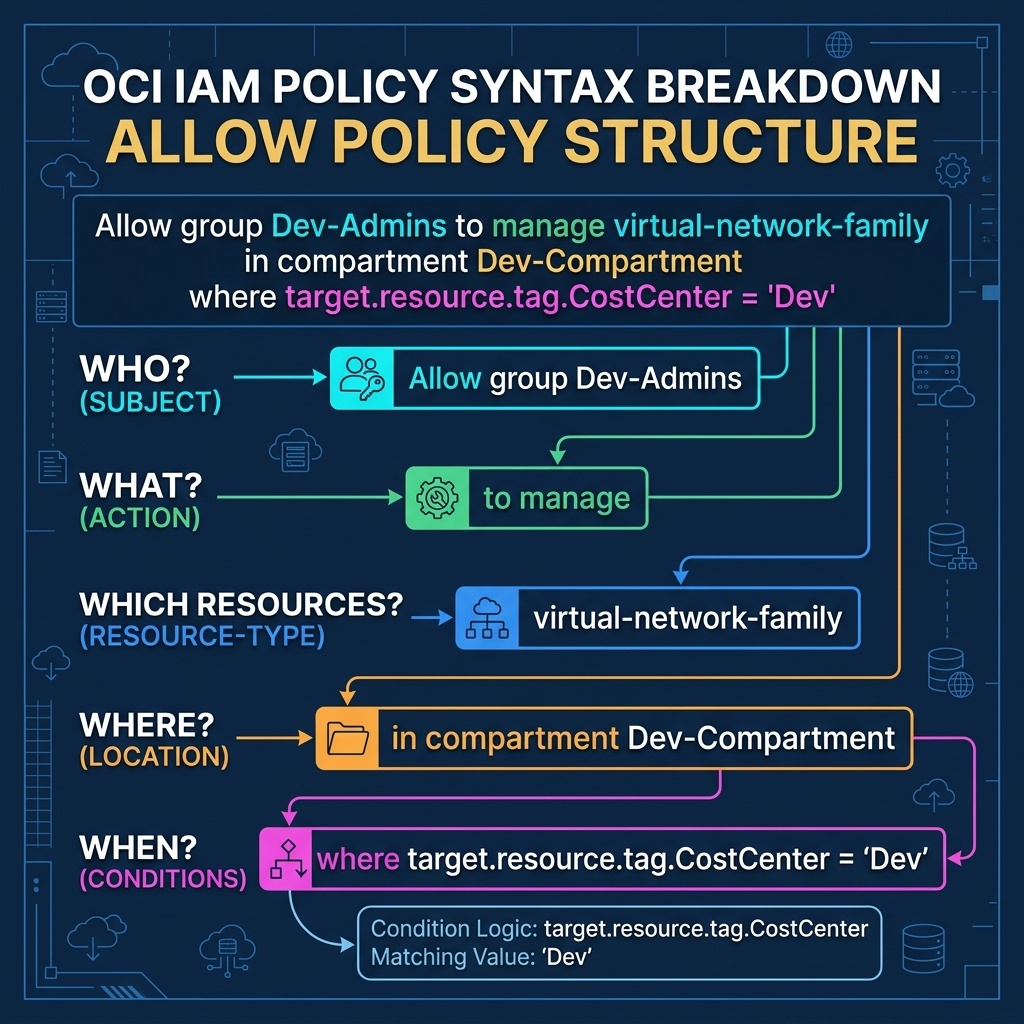 OCI Policy Syntax Diagram