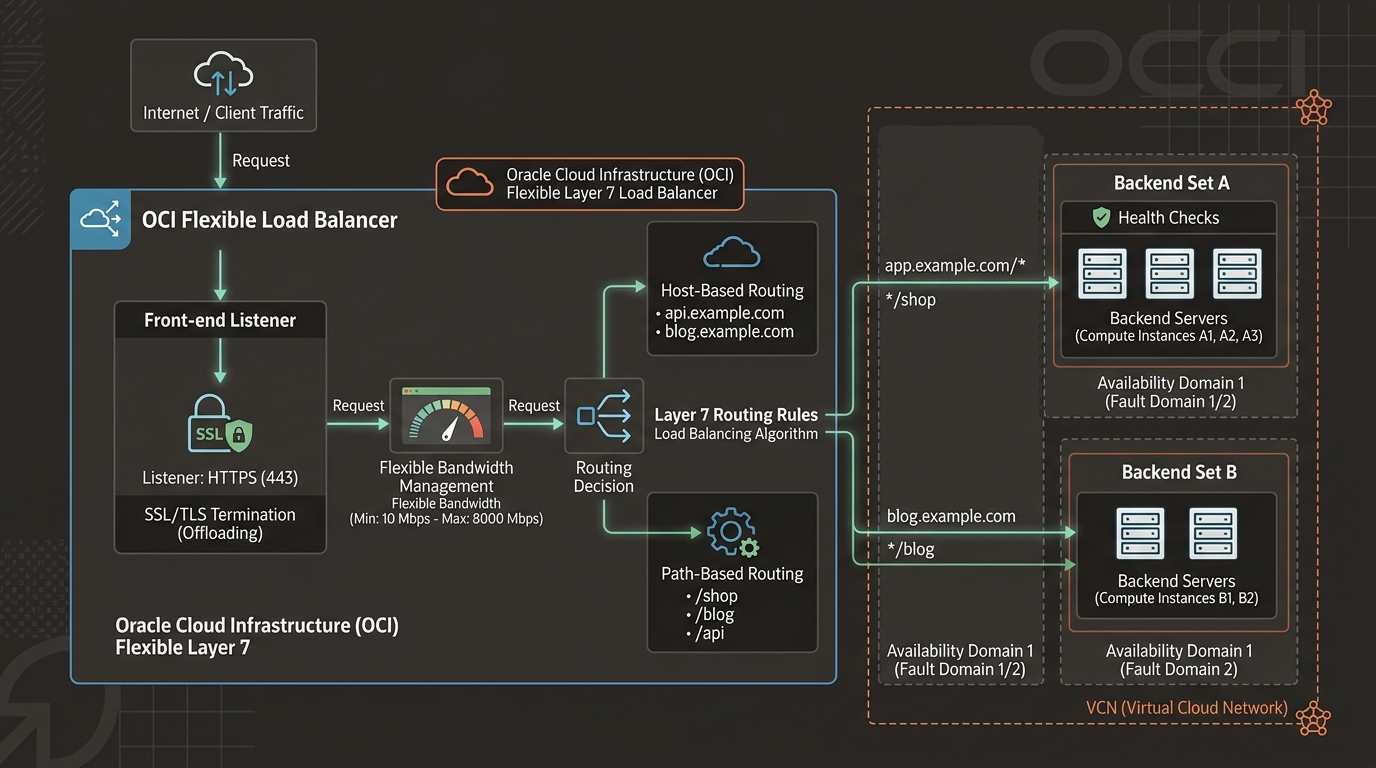 OCI Web Application Firewall WAF Security Diagram